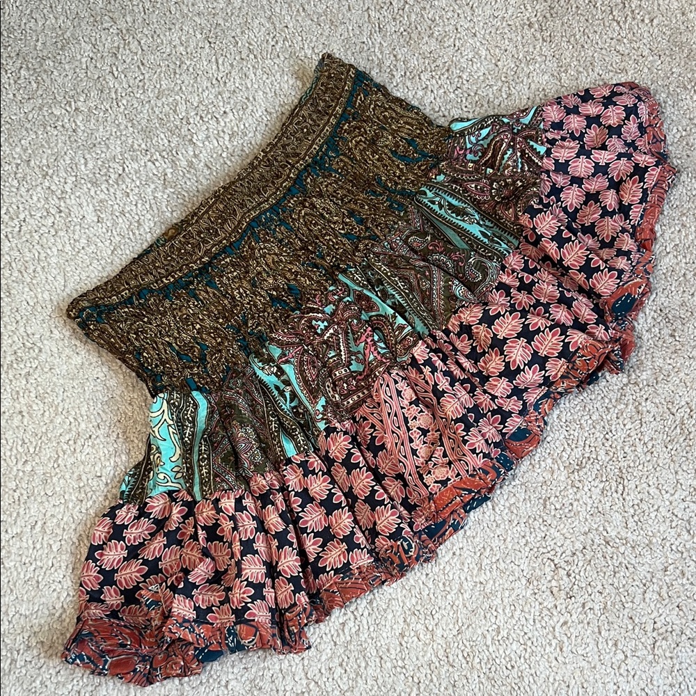 Mocmoc Bohemian Multicolor Women's Skirt